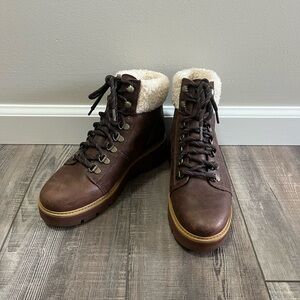 Winter Timberland boots (brown) Women’s 8.5